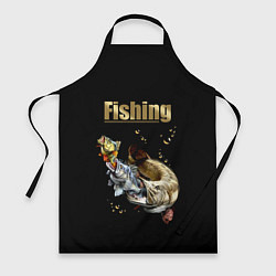 Фартук кулинарный Gold Fishing, цвет: 3D-принт