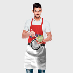 Фартук кулинарный Покеболл 3, цвет: 3D-принт — фото 2