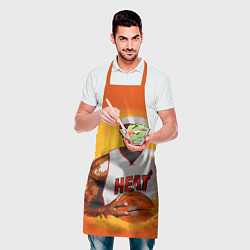 Фартук кулинарный LeBron James: Heat, цвет: 3D-принт — фото 2