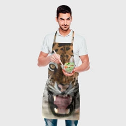 Фартук кулинарный Свирепый тигр, цвет: 3D-принт — фото 2