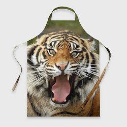 Фартук кулинарный Удивленный тигр, цвет: 3D-принт
