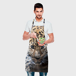 Фартук кулинарный Дикая кошка, цвет: 3D-принт — фото 2