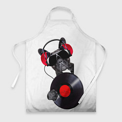 Фартук кулинарный DJ бульдог, цвет: 3D-принт