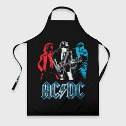 Фартук кулинарный AC/DC: Ice & Fire, цвет: 3D-принт