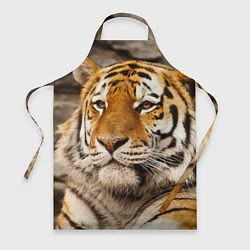 Фартук кулинарный Мудрый тигр, цвет: 3D-принт
