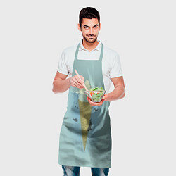 Фартук кулинарный Мороженко, цвет: 3D-принт — фото 2
