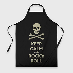 Фартук кулинарный Keep Calm & Rock'n'Roll, цвет: 3D-принт