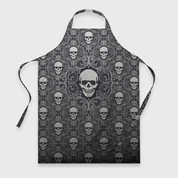 Фартук кулинарный Black Milk: Skulls, цвет: 3D-принт