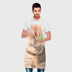 Фартук кулинарный Мужская грудь, цвет: 3D-принт — фото 2