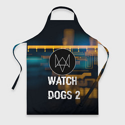 Фартук кулинарный Watch Dogs 2: Tech Scheme, цвет: 3D-принт