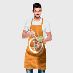 Фартук кулинарный Bitcoin, цвет: 3D-принт — фото 2