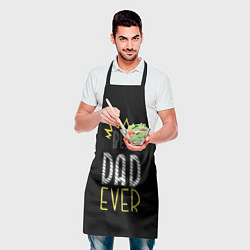Фартук кулинарный Best Dad Ever, цвет: 3D-принт — фото 2