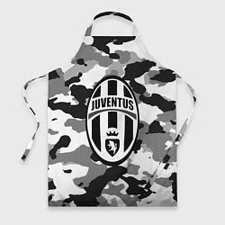 Фартук кулинарный FC Juventus: Camouflage, цвет: 3D-принт