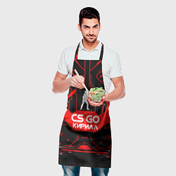 Фартук кулинарный CS:GO - Кирилл, цвет: 3D-принт — фото 2