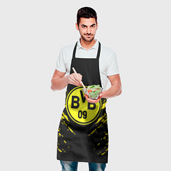 Фартук кулинарный Borussia FC: Sport Fashion, цвет: 3D-принт — фото 2