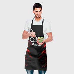 Фартук кулинарный Audi: Red Anger, цвет: 3D-принт — фото 2