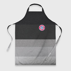 Фартук кулинарный ФК Бавария: Серый стиль, цвет: 3D-принт