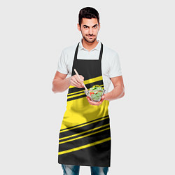 Фартук кулинарный FC Borussia Sport, цвет: 3D-принт — фото 2