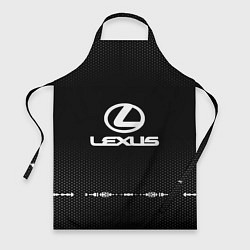 Фартук кулинарный Lexus: Black Abstract, цвет: 3D-принт