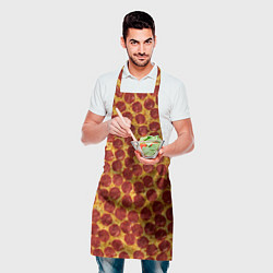Фартук кулинарный Пицца пепперони, цвет: 3D-принт — фото 2
