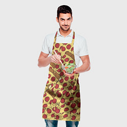 Фартук кулинарный Любитель пиццы, цвет: 3D-принт — фото 2
