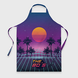 Фартук кулинарный The 80s Beach, цвет: 3D-принт