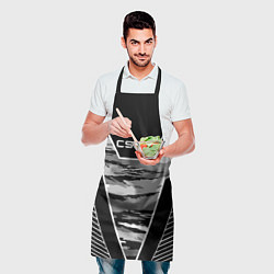 Фартук кулинарный CS:GO Grey Camo, цвет: 3D-принт — фото 2
