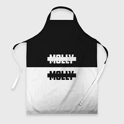 Фартук кулинарный Molly: Black & White, цвет: 3D-принт