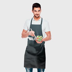 Фартук кулинарный Kill Me: Obladaet, цвет: 3D-принт — фото 2
