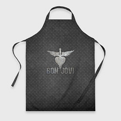 Фартук кулинарный Bon Jovi: Metallic Style, цвет: 3D-принт