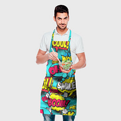 Фартук кулинарный Кислотный поп-арт, цвет: 3D-принт — фото 2