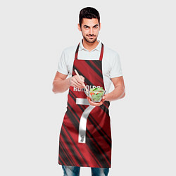 Фартук кулинарный Ronaldo 7: Red Sport, цвет: 3D-принт — фото 2