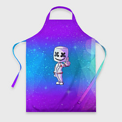 Фартук кулинарный Marshmello: Spaceman, цвет: 3D-принт