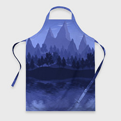 Фартук кулинарный Firewatch Mountains, цвет: 3D-принт