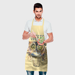 Фартук кулинарный Owls like coffee, цвет: 3D-принт — фото 2