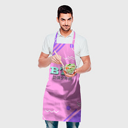 Фартук кулинарный BTS: Retro Style, цвет: 3D-принт — фото 2