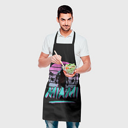 Фартук кулинарный Майами, цвет: 3D-принт — фото 2