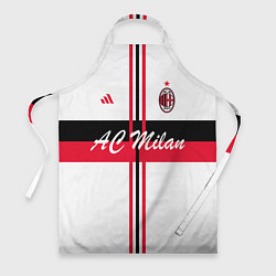 Фартук кулинарный AC Milan: White Form, цвет: 3D-принт