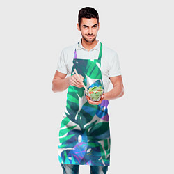 Фартук кулинарный Зеленые тропики, цвет: 3D-принт — фото 2