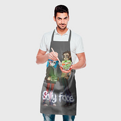 Фартук кулинарный Sally Face: Friends, цвет: 3D-принт — фото 2