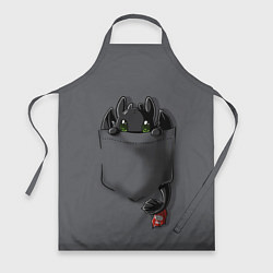 Фартук кулинарный Фурия в кармане, цвет: 3D-принт