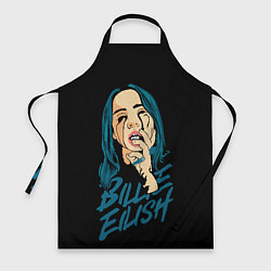 Фартук кулинарный Billie Eilish, цвет: 3D-принт