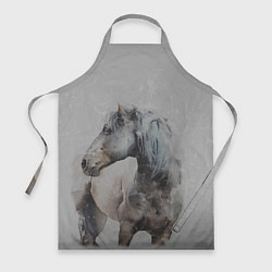 Фартук кулинарный Лошадь, цвет: 3D-принт