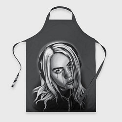 Фартук кулинарный BILLIE EILISH, цвет: 3D-принт