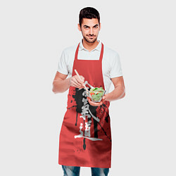 Фартук кулинарный Айкидо, цвет: 3D-принт — фото 2