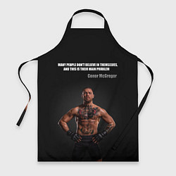 Фартук кулинарный Conor McGregor: Motivation, цвет: 3D-принт