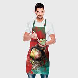 Фартук кулинарный Five finger death punch, цвет: 3D-принт — фото 2