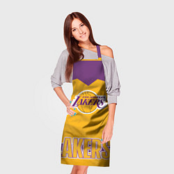 Фартук кулинарный Los Angeles Lakers, цвет: 3D-принт — фото 2