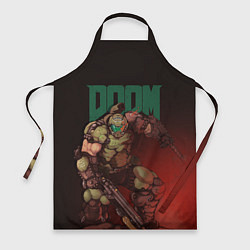 Фартук кулинарный Doom, цвет: 3D-принт