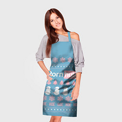 Фартук кулинарный Pornhub - christmas sweater, цвет: 3D-принт — фото 2